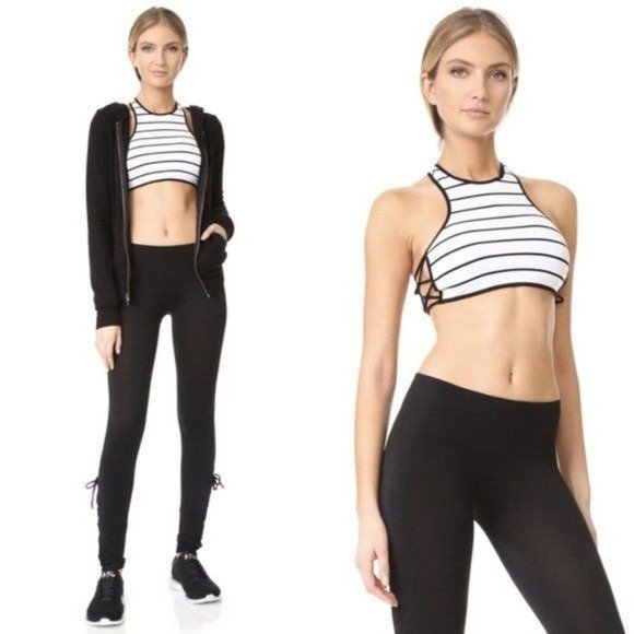 Free People Crisscrossing Racerback Bralette Movement - Picture 2 of 7